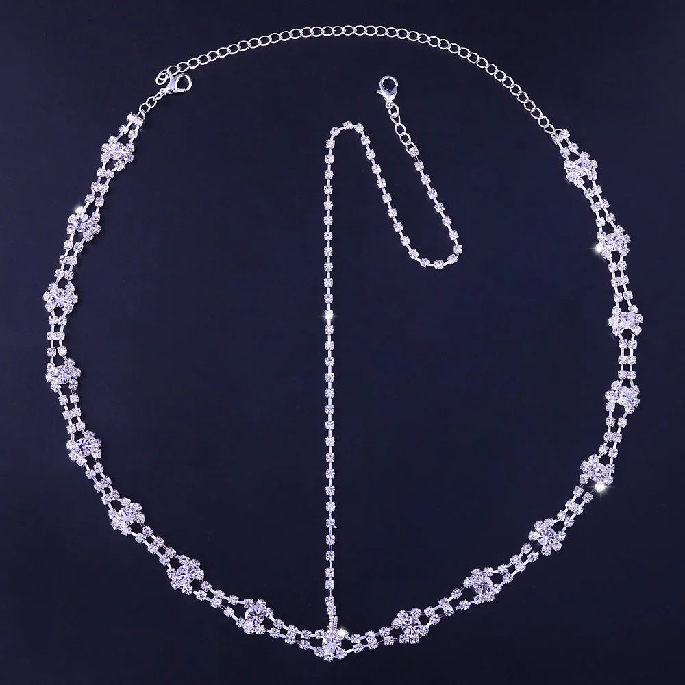 Stone Fans Bling forehead chain for women, crystal bridal headwear with luxurious headpiece featuring sparkling embellishments.