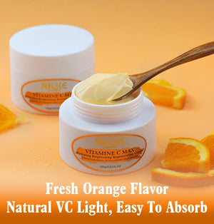 Unisex AILKE Whitening Skin Care Kit with Vitamin C for brightening, featuring skincare bottles and brightening products.