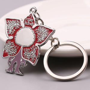 USA Sci-fi Thriller TV Series Demodog Keychain Metal Pendent Car Key Chain Keyring Jewelry Accessories Gifts For Men Women