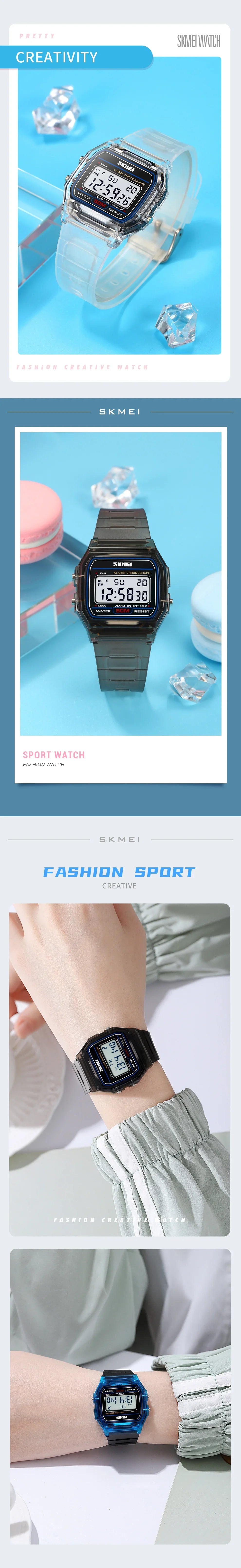 Hot Trend Vault SKMEI 2056 waterproof unisex digital countdown watch with date display, suitable for men and women.