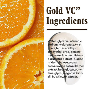 Hot Trend Vault Vitamin C skincare set including serum and soap for brightening and evening skin tone, suitable for all skin types.