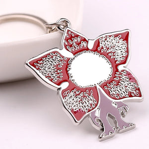 USA Sci-fi Thriller TV Series Demodog Keychain Metal Pendent Car Key Chain Keyring Jewelry Accessories Gifts For Men Women