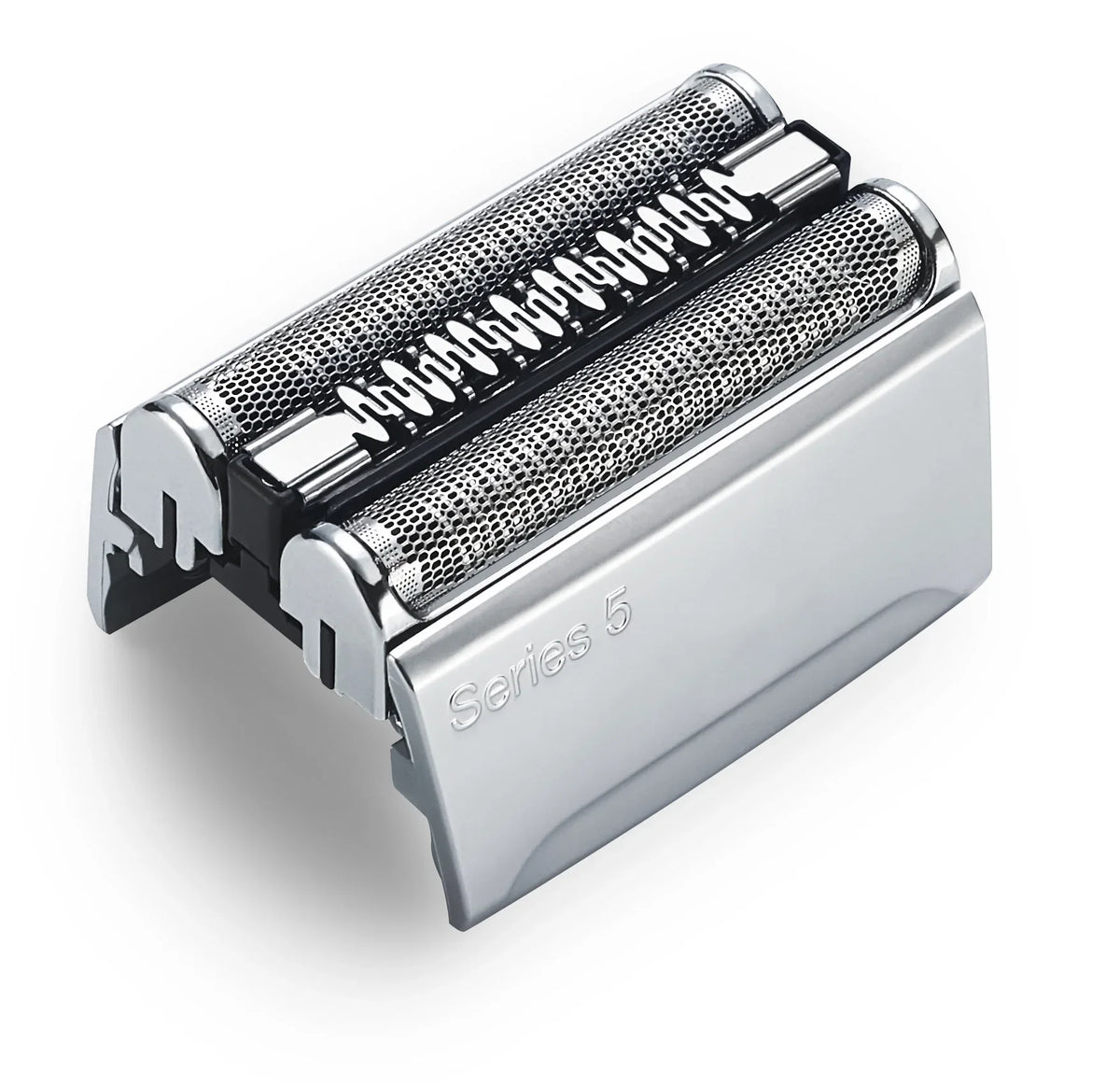 Dutrieux Premium Braun Series 5 replacement shaver head for men, shown in its packaging, compatible with Braun Series 5 razors.