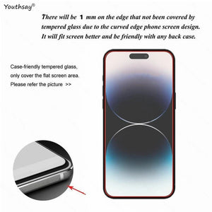 Full Clear Tempered Glass For iPhone 17 Pro Max Screen Protector iphone 17 16 Pro Max Screen Glass Phone Film iphone 17 Pro Max