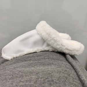 New Winter Warm Ankle Sock Shoe Charms Thicken Plush Insole for Women Men Shoe Covers Removable Plush Liner Shoes Charm Insoles