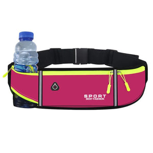 Sport Running Phone Case Waist Bag For Women Men Waterproof Comfortable Cycling Running Bag Safty Reflective Tape Sport Belt