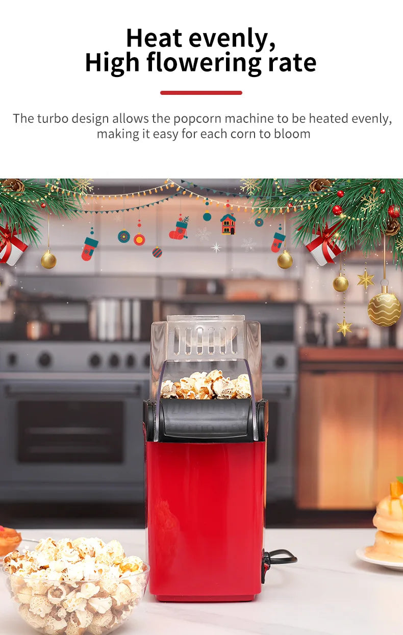 Hot Trend Vault hot air popcorn maker, fully automatic, no oil, portable home popcorn popper with digital controls.