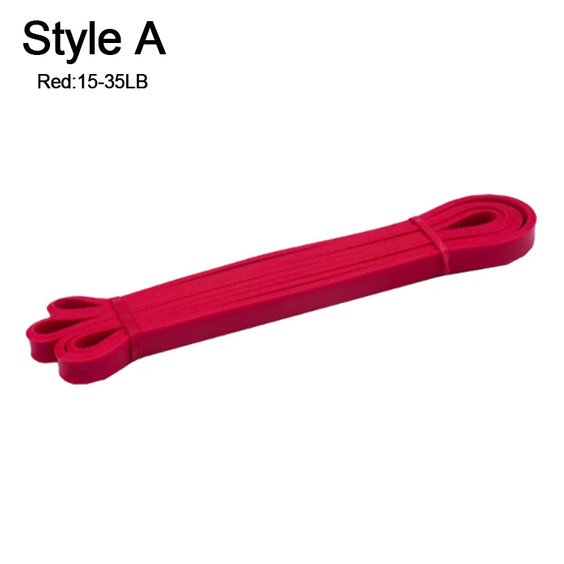 Hot Trend Vault resistance bands for women, used for strength training, shown in a variety of colors and elastic resistance levels.