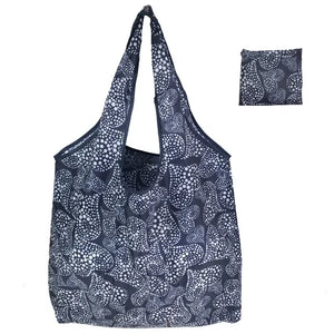 Reusable eTyaCN shopping bag for women, large eco foldable tote with case, stylish and practical for everyday use