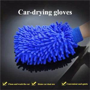 Microfiber Car Washer Sponge Cleaning Car Care Detailing Brushes Washing Towel Auto Gloves Styling Accessories