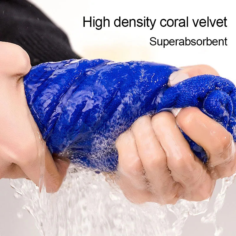 Microfiber Cleaning Towel Extra Soft Super Absorbent Car Cleaning Cloth Professional Detailing Car Drying Towel Wash Accessories