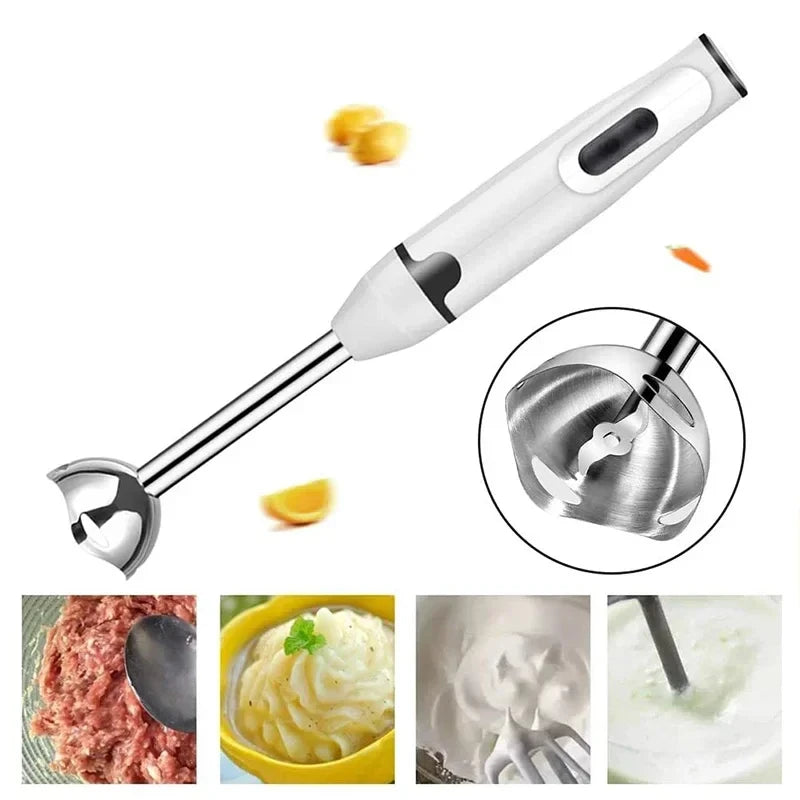 HOMEFISH Immersion Hand Stick Blender Electric Food Vegetable Grinder Handheld Stick Mixer for Smoothies Sauces