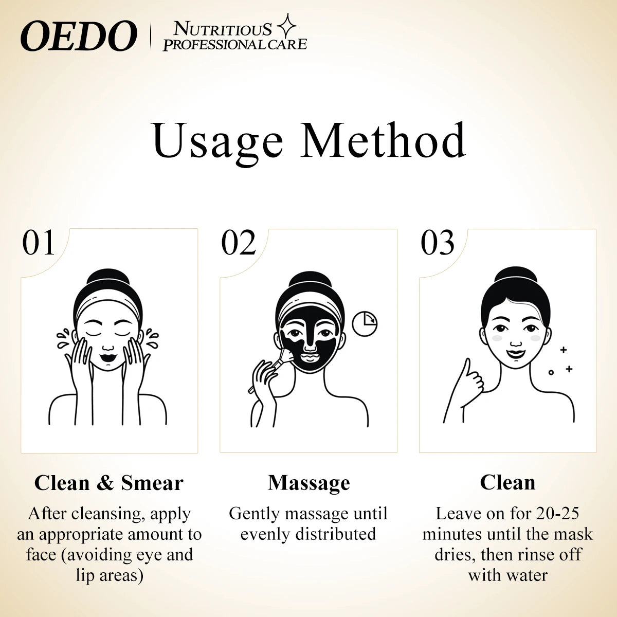OEDO Blackhead Removal Mask by Hot Trend Vault, pore tightening, whitening, moisturizing, oil control acne treatment for all skin types.