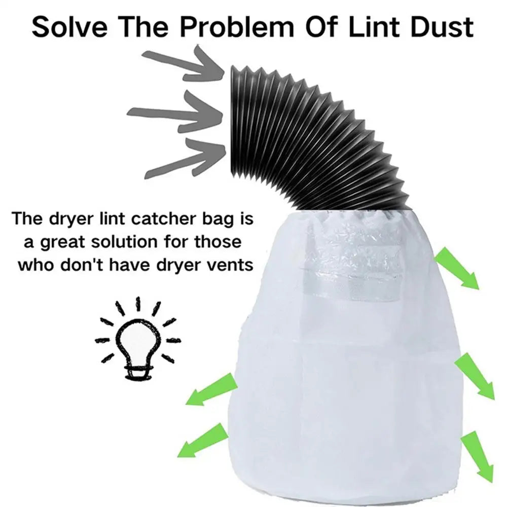 Lint Catcher For Dryer Dryer Vent Filter Reusable Fluff Cleaning Kit Dryer Vent Bucket Indoor Box For Ventless Dryer To Prevent