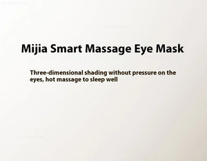 Hot Trend Vault MIJIA Smart Massage Eye Mask in black with vibration for home relaxation and blackout comfort.
