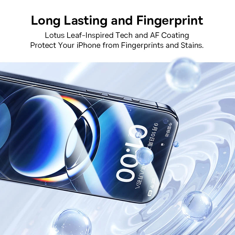 Baseus Screen Protector for iPhone 16 Pro Max Corning Tempered Glass for iPhone 16 Pro Plus Clear Anti-Peeping Protection Film