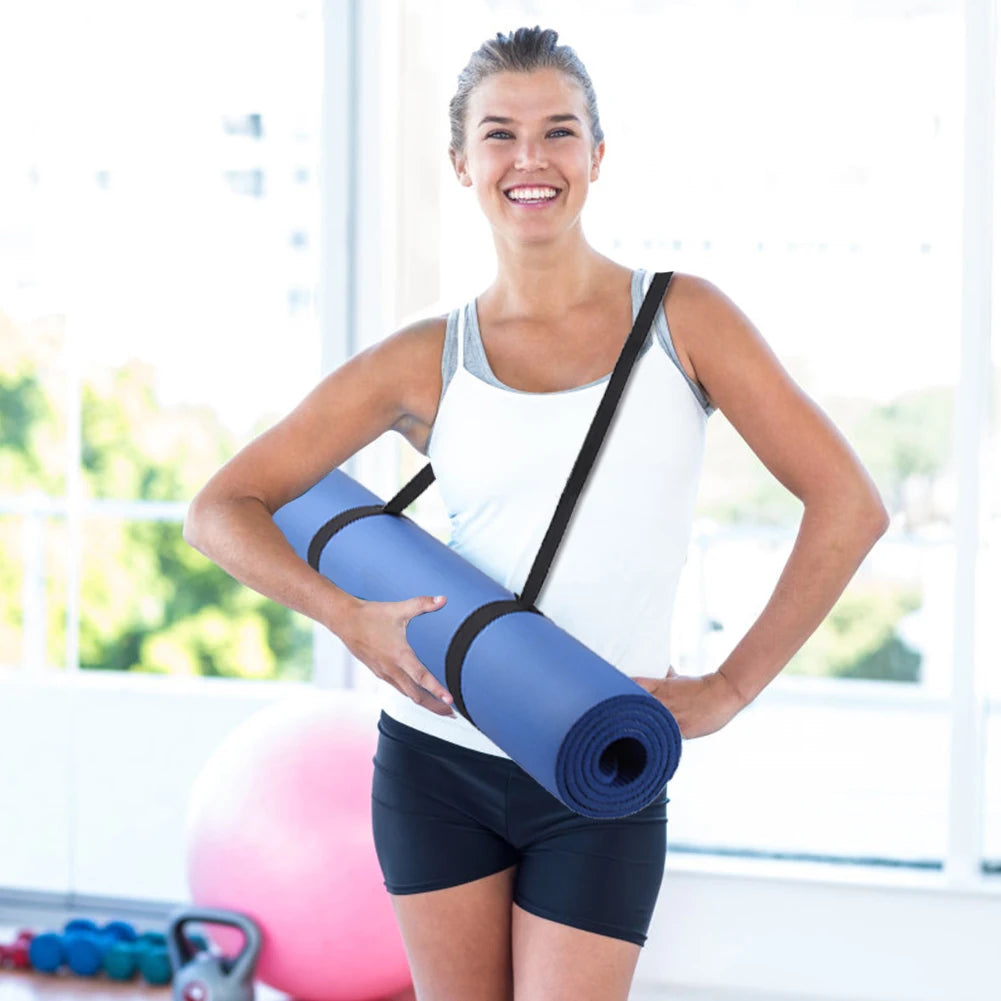 2Pcs Yoga Mat Strap Lightweight Yoga Mat Carrier Hands-Free Yoga Mat Holder Strap Yoga Mat Carrying Strap for All Mat Sizes