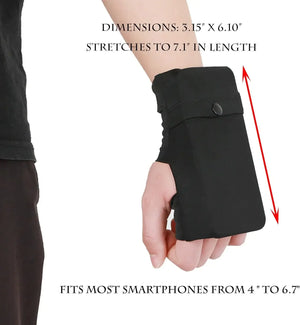 Sports Wrist Bag Multifunctional Running Bags Portable Cycling Pocket Wrist Band Wallet Safe Storage Wallets for Outdoor Hiking