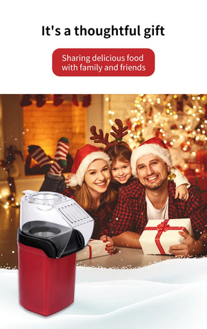 Hot Trend Vault hot air popcorn maker with no oil, portable 1200W kitchen appliance for healthy popcorn at home.