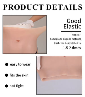 Silicone hip enhancer panties for drag queens and crossdressers, featuring a lift and curve for cosplay and costume wear.