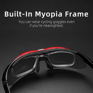 ROCKBROS Cycling Photochromic Glasses UV400 Protection Sunglasses Lightweight Bicycle Glasses Men Women Outdoor Sports Glasses