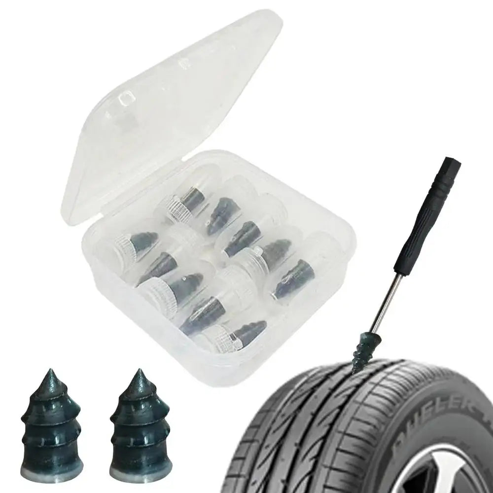 Vacuum Car Tyre Repair Rubber Nail Set Universal Tire Screw Tubeless Repair Tools Accessories Kit for Motorcycle Truck