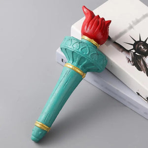 Liilaimic Statue of Liberty headband cosplay crown for women, festival masquerade accessory with detailed design.