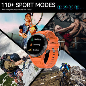 LaNikar Smart Watches with Activity Tracker with Multiple Sport Modes Heart Rate Sleep Blood Oxygen Monitor for iPhone Android