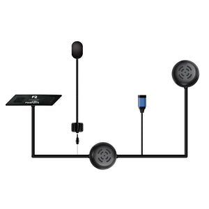 Fodsports F2 Motorcycle Bluetooth Intercom helmet Headset Wireless Intercomunicador 1000m IP67 Waterproof