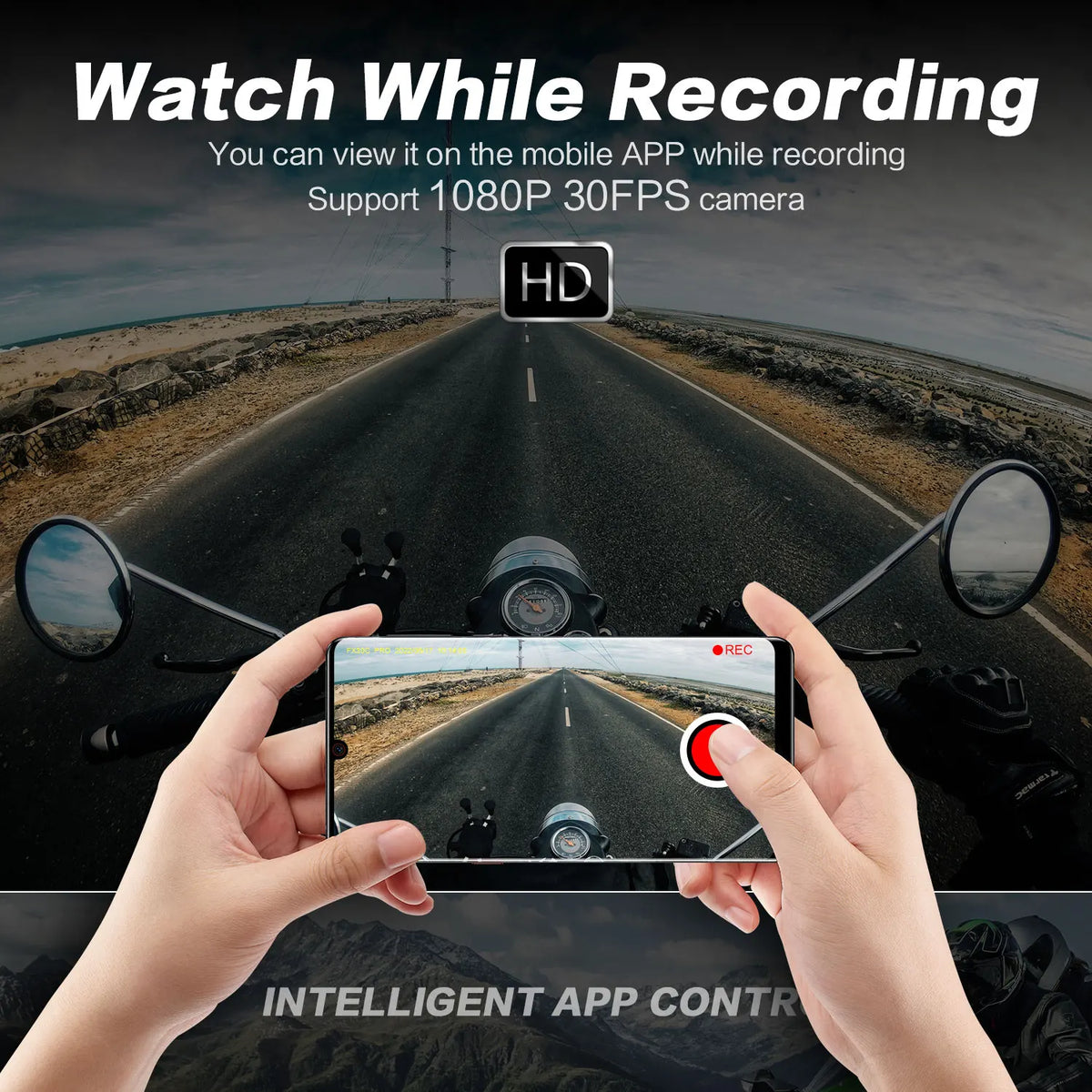 Fodsports FX30C PRO Motorcycle Headset Bluetooth Helmet Intercom