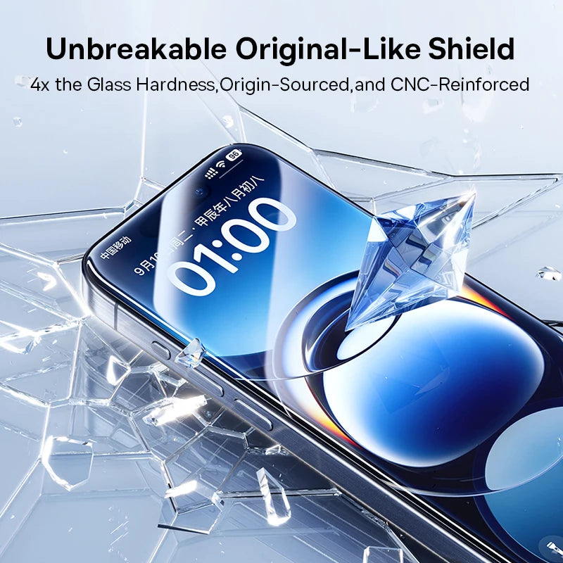Baseus Screen Protector for iPhone 16 Pro Max Corning Tempered Glass for iPhone 16 Pro Plus Clear Anti-Peeping Protection Film