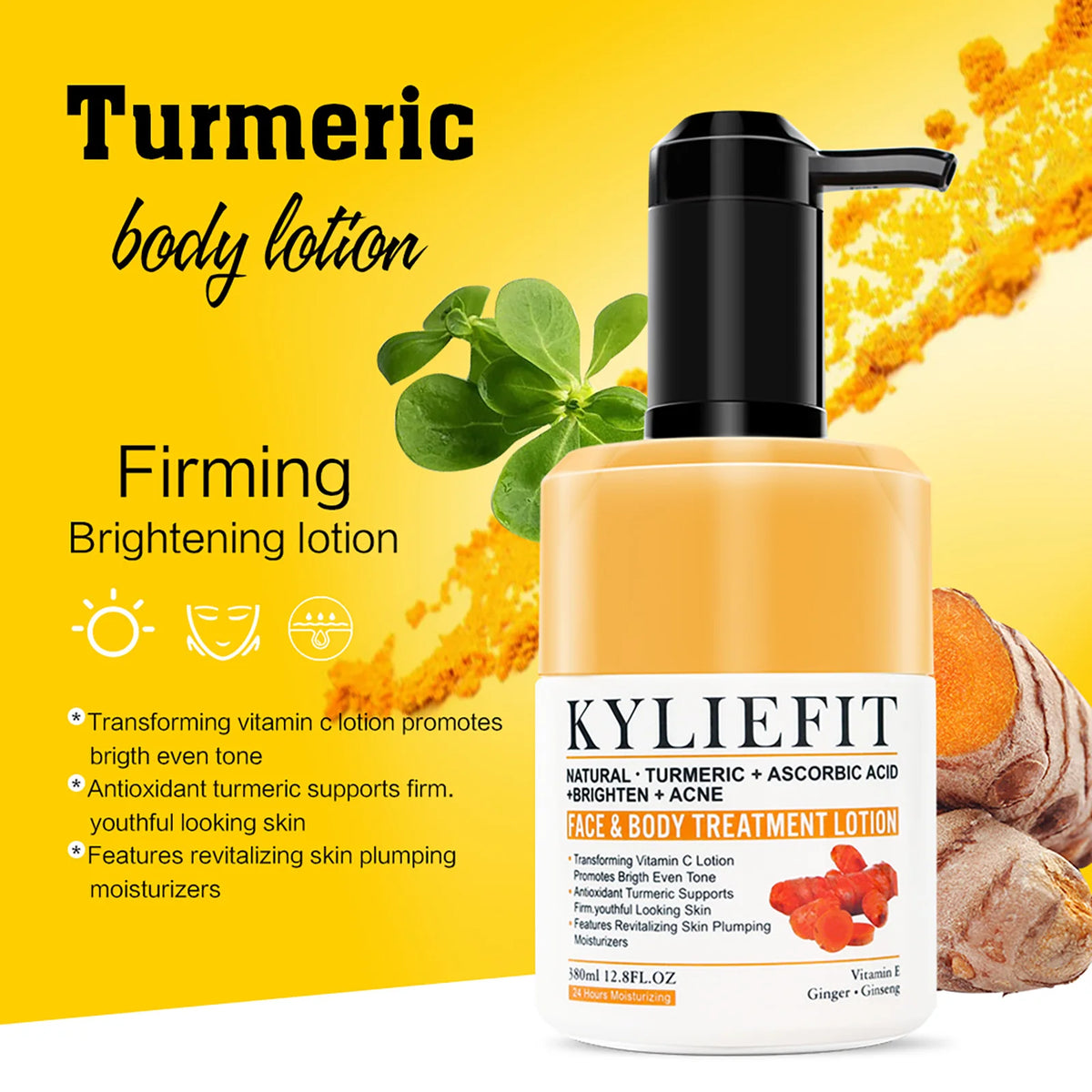 Hot Trend Vault Ailke Turmeric Whitening Skin Care Set with unisex products for radiant, glowing skin.