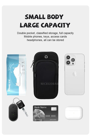 Running phone arm Bag for men and women Arm strap Sports arm Sleeve Artifact Wrist bag Waterproof lightweight outdoor equipment