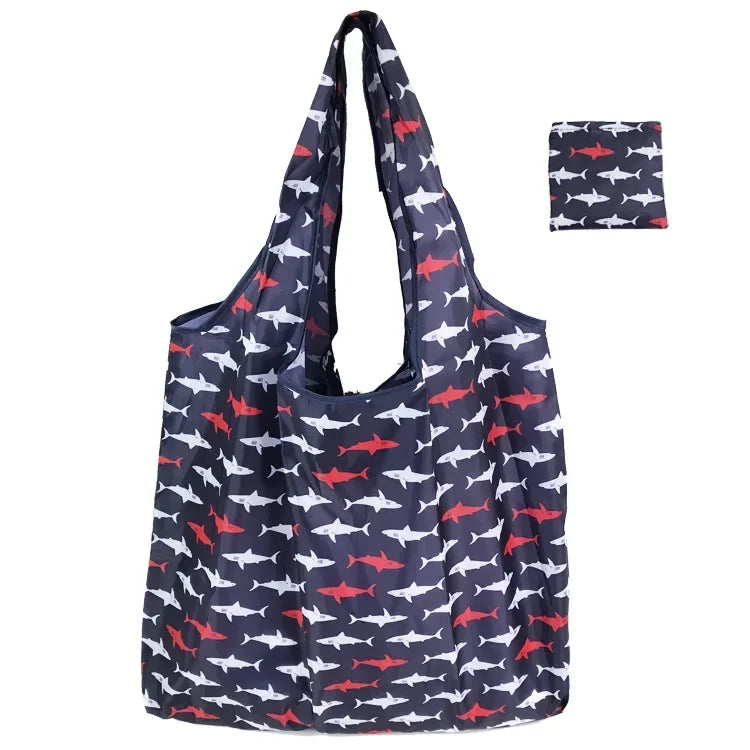 Hot Trend Vault eTyaCN reusable shopping bag for women, large foldable eco tote with case, lightweight and versatile.