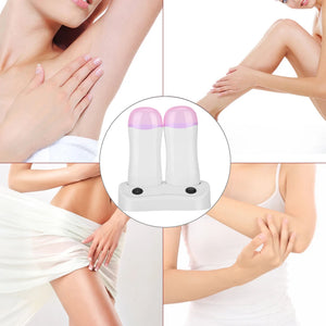 Hot Trend Vault double cartridge wax warmer for home spa and salon use, EU plug, 220V, compact and efficient for waxing treatments.