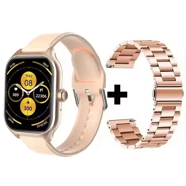 Hot Trend Vault smartwatch with 1.83-inch HD display, Bluetooth call alerts, music, and sports mode for Android and iOS devices.