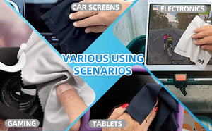 MagiicFiber Microfiber Cleaning Cloths, High Density Non-Streaking Wipes, Soft and Efficient Premium Cleaning Cloths