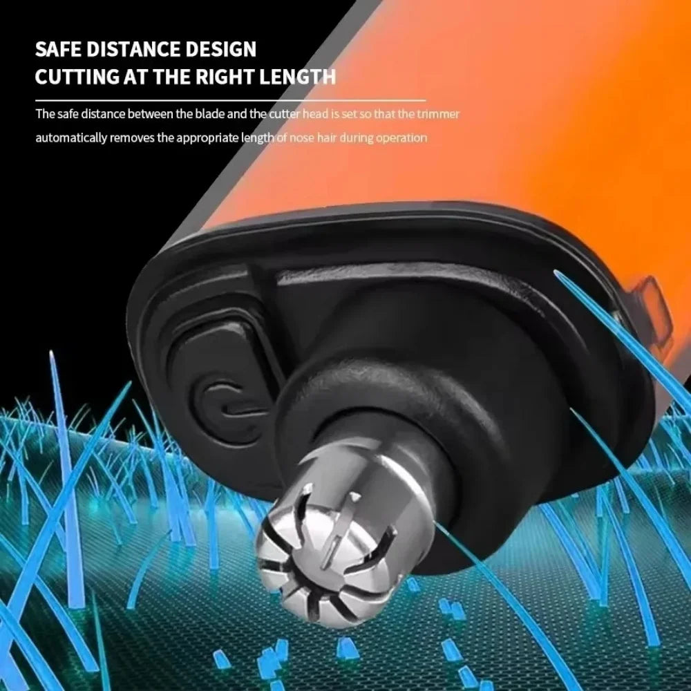 Hot Trend Vault nose hair trimmer with LED light, portable electric grooming clip for travel and everyday grooming.