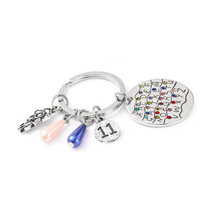 USA Sci-fi Thriller TV Series Demodog Keychain Metal Pendent Car Key Chain Keyring Jewelry Accessories Gifts For Men Women