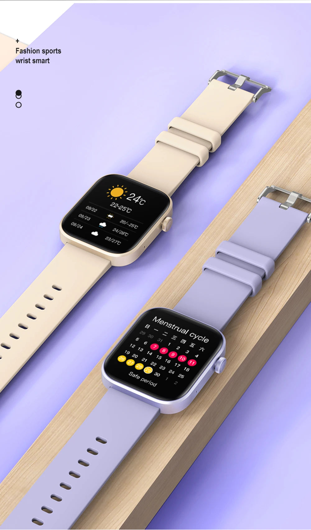 Hot Trend Vault COLMI P71 smartwatch with voice calling and health monitoring features, unisex design on display.