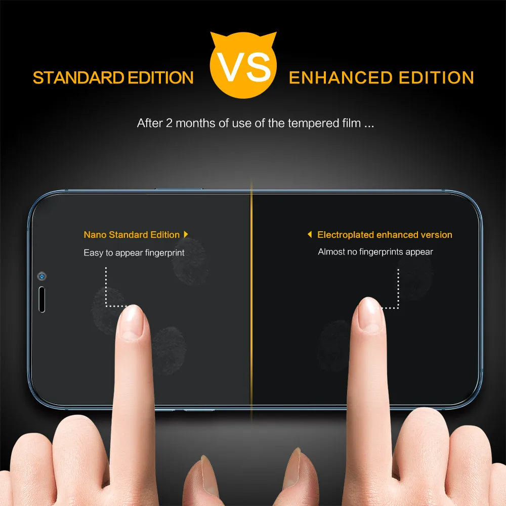 SmartDevil 2/3 pcs Screen Protector HD for iPhone 17 Pro max 17 Air 16 Anti-fingerprint Tempered Glass Film for iPhone 16 Pro 15