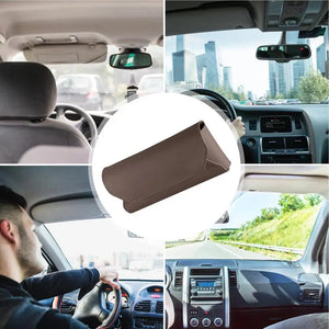 Car Sunglass Holder Glasses Clip Holder For Sun Visor With Magnetic Closure Automotive Eyeglasses Holder Vehicle Visor