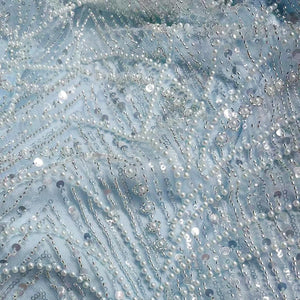 Elegant Wedding Evening  Dress for Women 2025 Muslim Long Sleeves Mermaid Detachable Train Sequined Prom Party Gown Customized