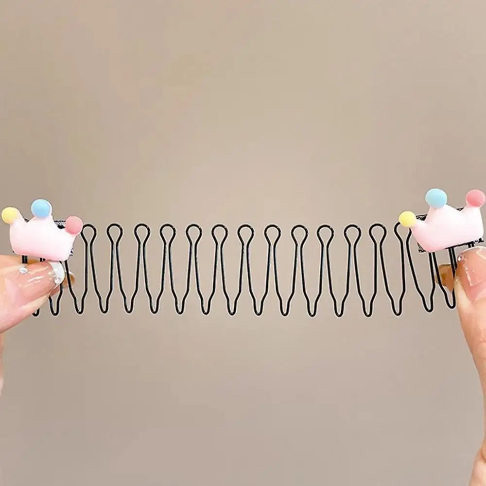 Hot Trend Vault flower crown hair comb clips for bun styling, strong hold hairpins for women and girls with floral design