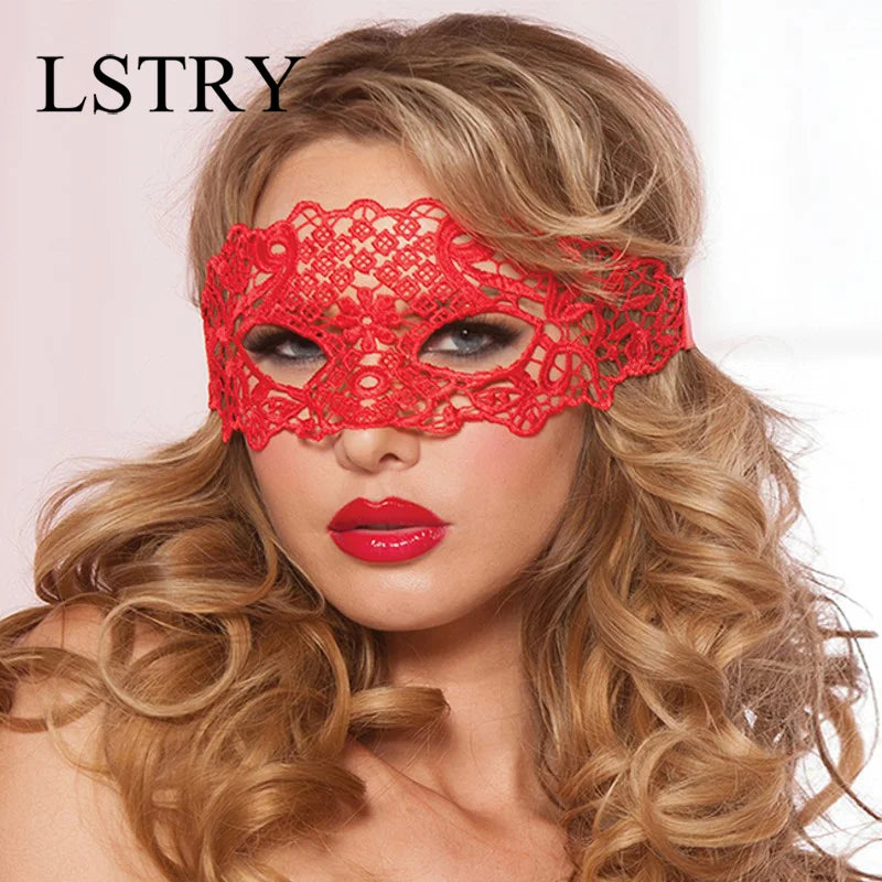 New Fashion Sexy Women Hollow Lace Masquerade Face Mask Lstry Princess Prom Party Props Costume Halloween Masquerade Mask Women