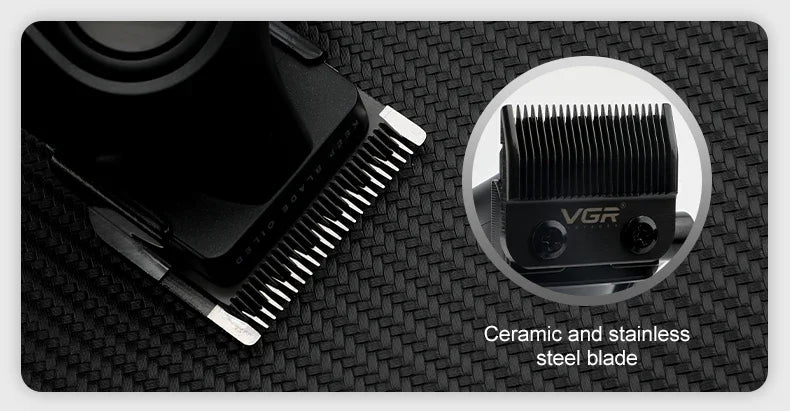 Hot Trend Vault cordless VGRC men's hair trimmer with LED display and 2000mAh battery for professional barbering.