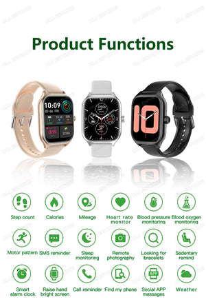 Hot Trend Vault smartwatch with 1.83-inch HD display, Bluetooth call alerts, music, and sports mode for Android and iOS devices.