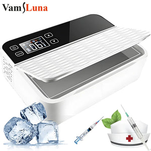Small Fridge Cooler Insulin Cooler Medical Portable Insulin Bag Travel Keep Chilled Insulin Case USB Mini Refrigerator cold