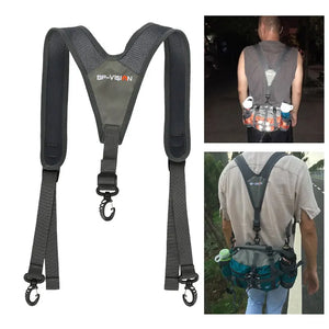 Hiking Strap Ergonomics Back Bear Polyamide Breathable Straps For Running Adjustable Buckle Outdoor Camping Accessories NEW
