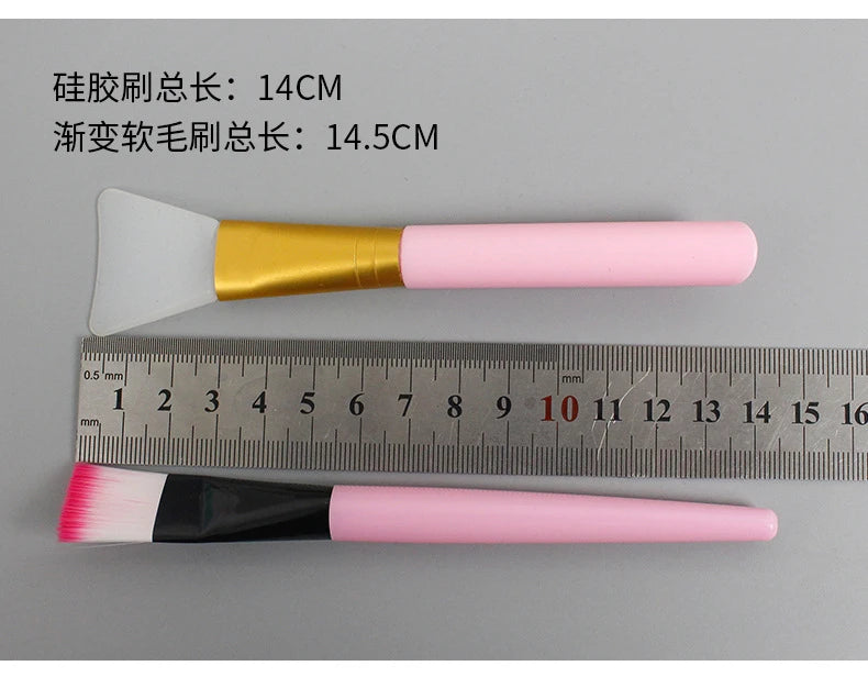 Facial Brush Mask Bowl Spoon Set Mask Brush Bar DIY Beauty Tools Mixing Tools Skin Care Makeup Supplies Woman Facial Tools